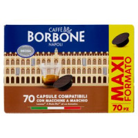 Caffè Borbone Miscela Decisa Capsule Compatibili Lavazza* A Modo Mio* ad uso domestico 70 x 7,2 g