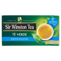 Sir Winston Tea Tè Verde Deteinato 20 x 1,85 g