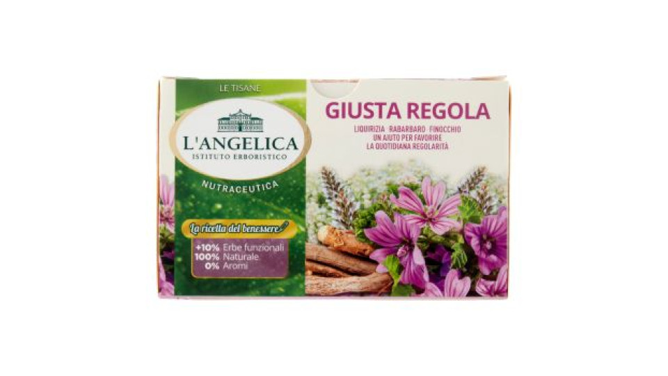 L'Angelica Le Tisane Nutraceutica Giusta Regola 20 Filtri 40 g
