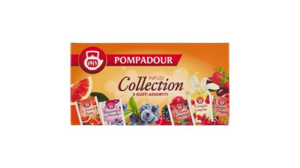 Pompadour Infusi Collection 5 Gusti Assortiti 25 x 2,75 g