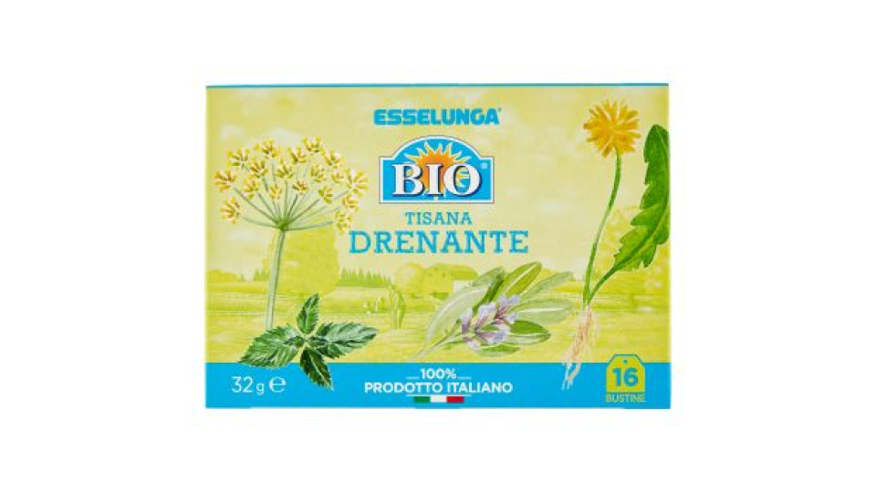 Esselunga Bio Tisana drenante 16 x 2 g