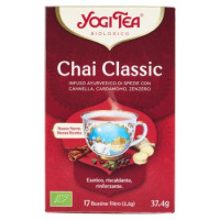 Yogi Tea Chai Classic Bio infuso ayurvedico di spezie con cannella, cardamomo e zenzero - 37,4g