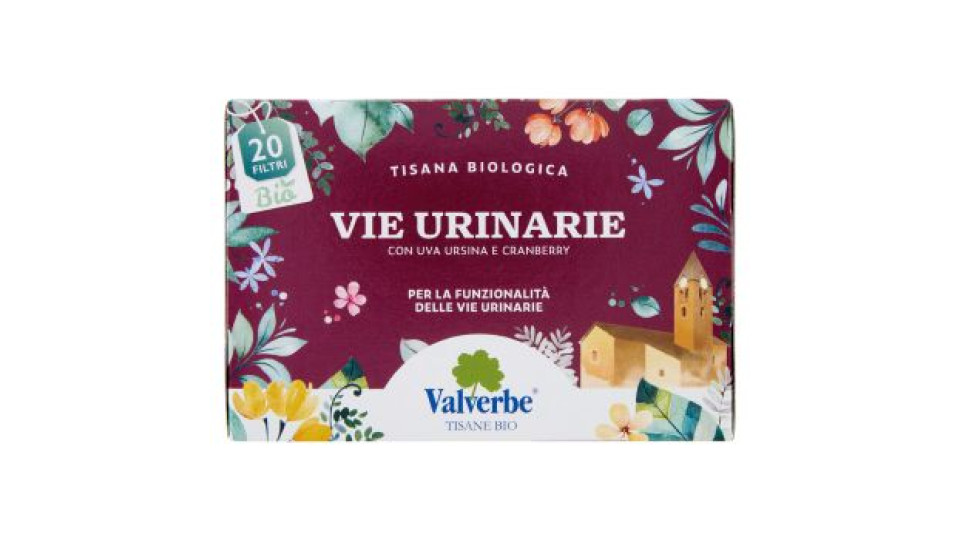 Valverbe Tisana Biologica Vie Urinarie 20 Filtri 30 g