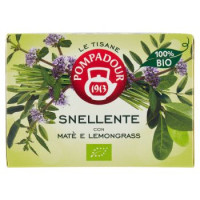 Pompadour Le Tisane Snellente con Matè e Lemongrass 15 x 2 g