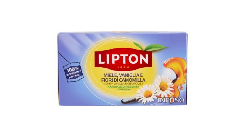 Lipton Miele, Vaniglia e Fiori di Camomilla Infuso 20 x 1,3 g