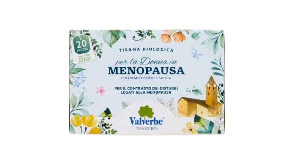 Valverbe Tisana Biologica per la Donna in Menopausa 20 Filtri 30 g