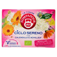 Pompadour Le Tisane Ciclo Sereno con Calendula e Achillea* 15 x 2 g