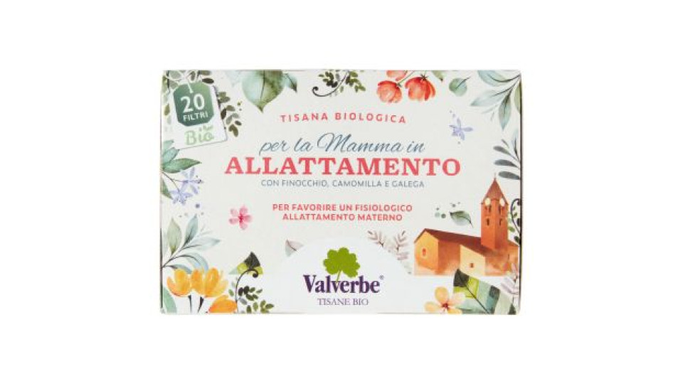 Valverbe Tisana Biologica per la Mamma in Allattamento 20 Filtri 30 g