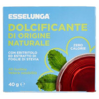 Esselunga Dolcificante di origine naturale con eritritolo ed estratto di foglie di stevia 40 x 1 g