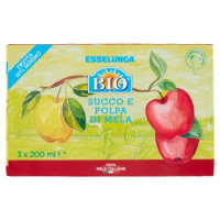 Esselunga Bio Succo e polpa di mela 3 x 200 ml