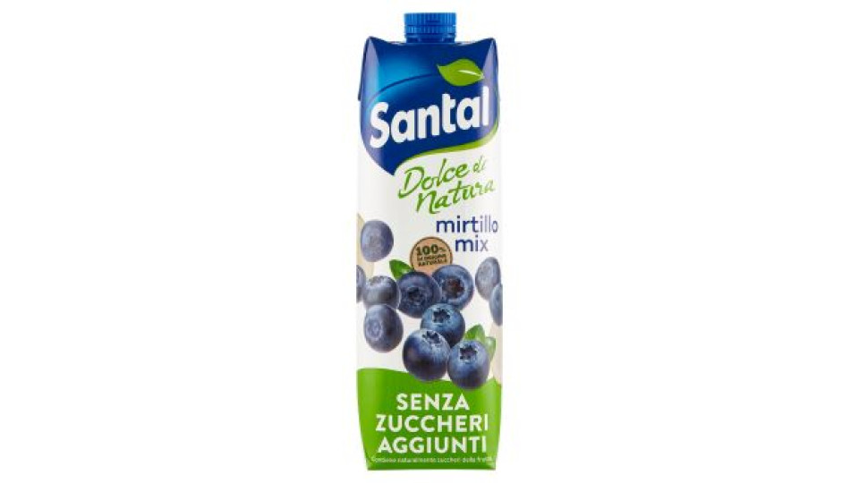 Santal Dolce di Natura mirtillo mix Senza Zuccheri Aggiunti 1000 ml