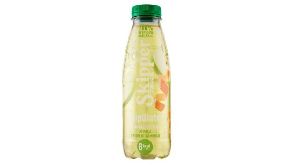 Zuegg Skipper SkipWater Bevanda Dissetante di Mela e Fiori di Sambuco 500 ml