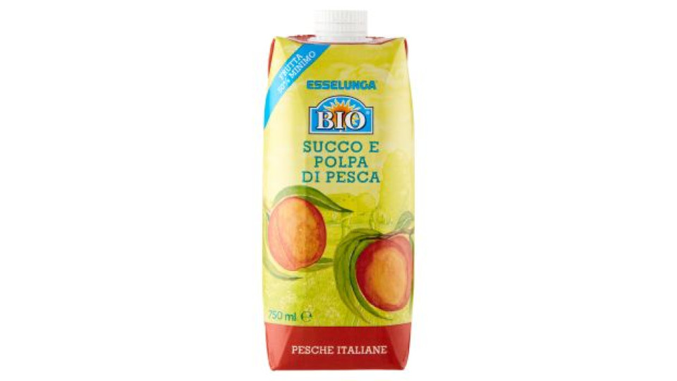 Esselunga Bio Succo e polpa di pesca 750 ml
