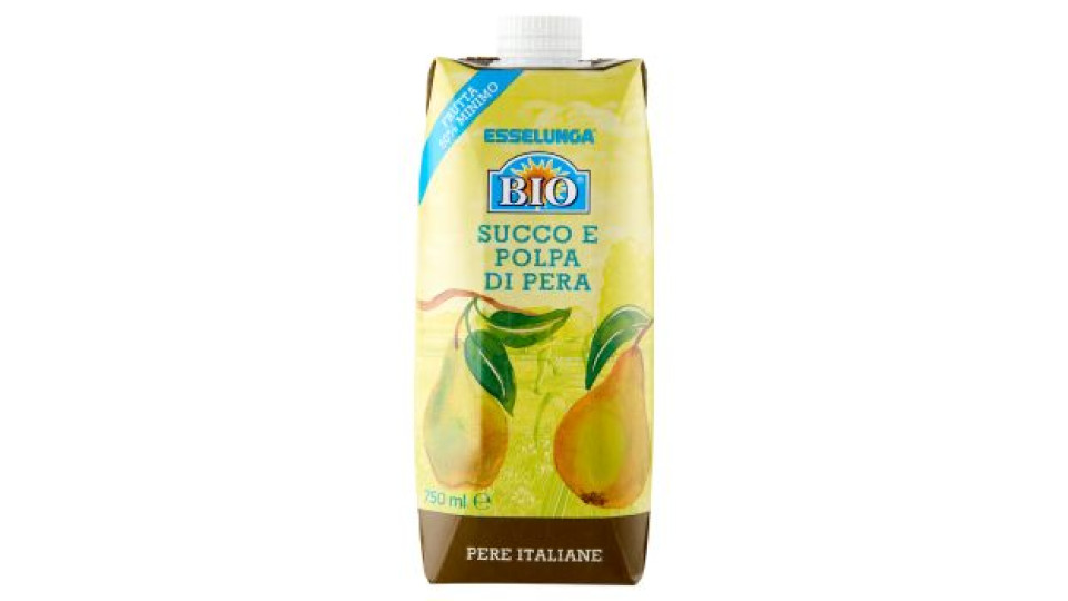 Esselunga Bio Succo e polpa di pera 750 ml