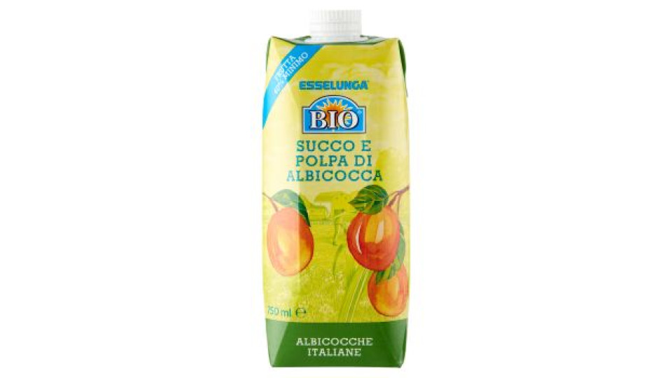 Esselunga Bio Succo e polpa di albicocca 750 ml
