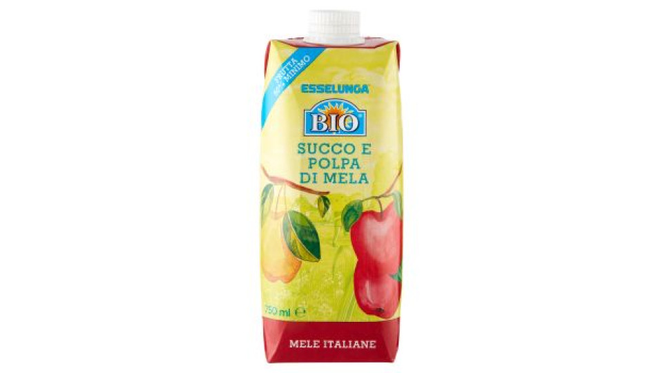 Esselunga Bio Succo e polpa di mela 750 ml