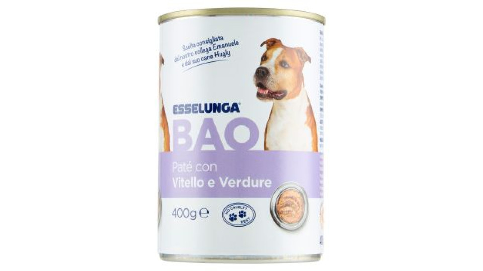 Esselunga Bao Paté con vitello e verdure 400 g