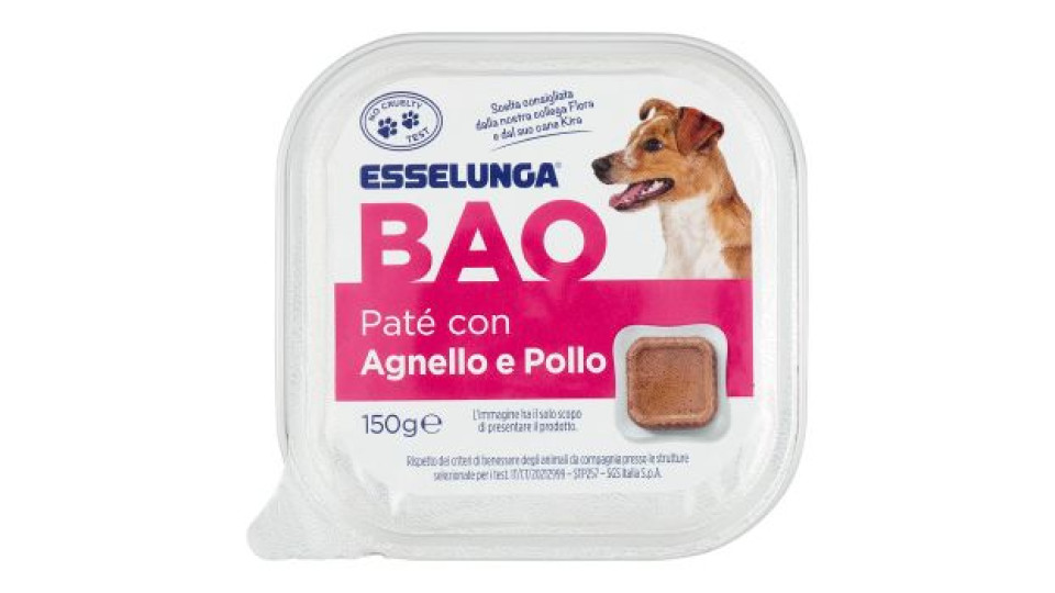 Esselunga Bao Paté con agnello e pollo 150 g