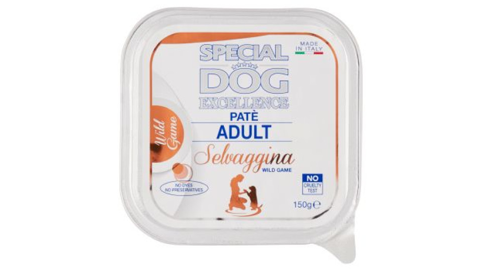 Special Dog Excellence Patè Adult Selvaggina 150 g