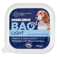 Esselunga Bao plus Light filettini in salsa ricchi in merluzzo, con pollo e verdure 150 g