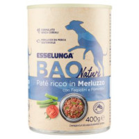 Esselunga Bao nature Paté ricco in merluzzo con fagiolini e pomodori 400 g