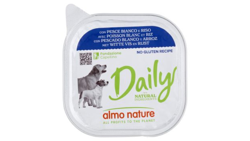 almo nature Daily con Pesce Bianco e Riso 300 g