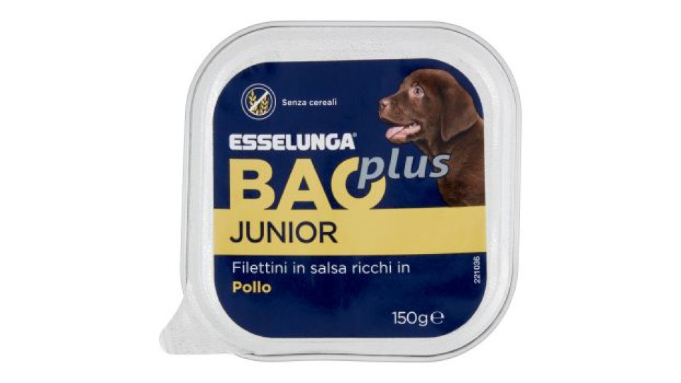 Esselunga Bao plus Junior filettini in salsa ricchi in pollo 150 g
