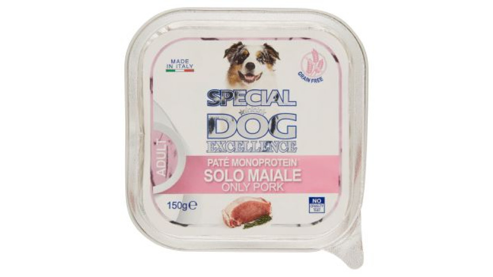Special Dog Excellence Adult Patè Monoprotein Solo Maiale 150 g