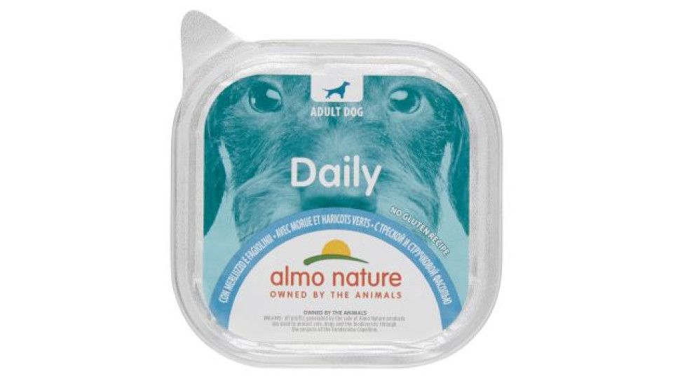 almo nature Daily Adult Dog con Merluzzo e Fagiolini 300 g