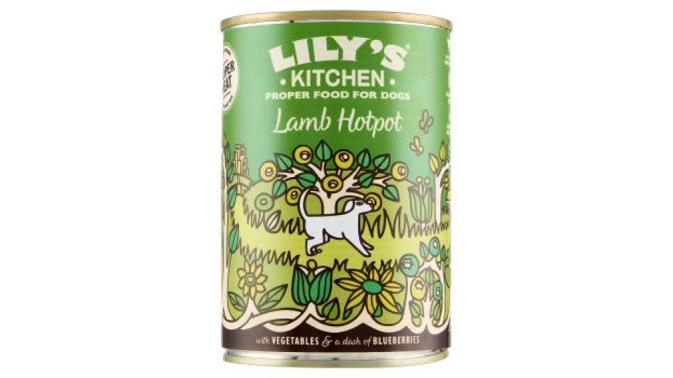 LILY'S KITCHEN Lamb Hotpot with Vegetables & a dash of Blueberries 400 g 400 g