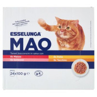 Esselunga Teneri bocconcini in salsa con manzo, salmone, pollo, tacchino 24 x 100 g