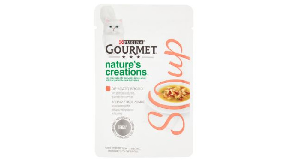 PURINA GOURMET Nature's Creations Soup Salmone & Verdure 40g