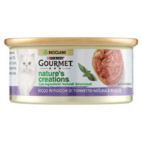 PURINA GOURMET Nature's Creations Ricco in Fiocchi di Tonnetto Naturale in Gelée 70 g