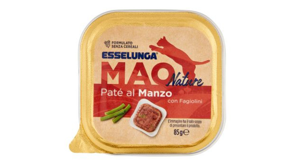 Esselunga Mao nature Paté al manzo con fagiolini 85 g