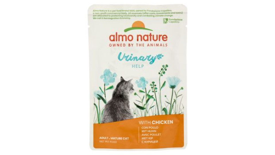 almo nature Urinary Help Adult & Mature Cat con Pollo 70 g