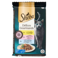 Sheba Délices Gourmands Cibo Umido Gatto Taste of Hawaii 6 x 50 g