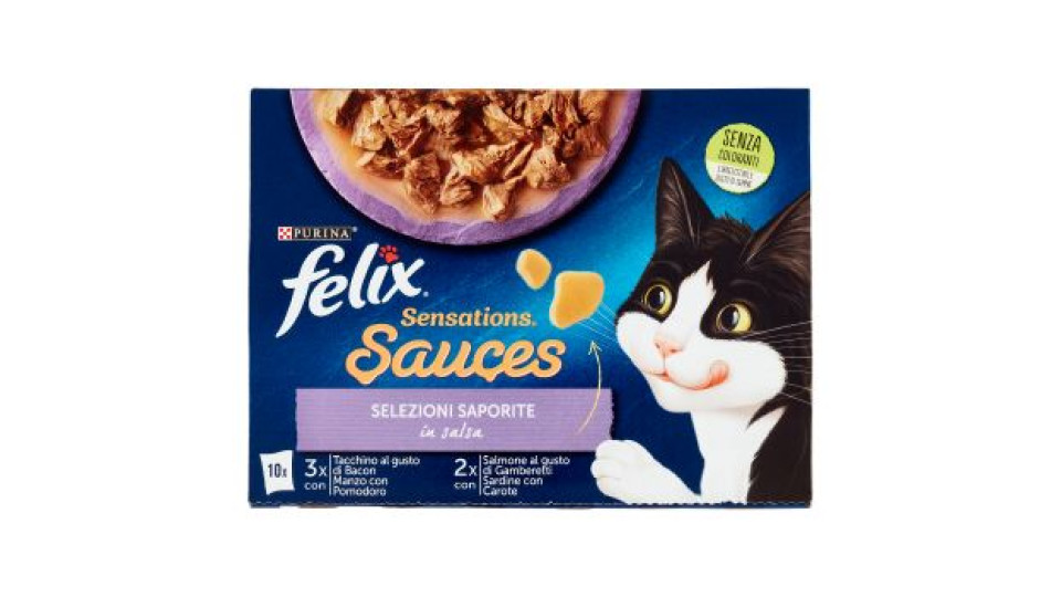 FELIX Sensations Sauces Selezioni Saporite in salsa 10 x 85 g