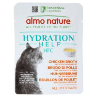 almo nature Hydration Help HFC Brodo di Pollo con 25% Filetto di Pollo 50 g
