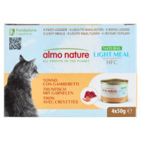 almo nature Natural Light Meal HFC Tonno e Gamberetti 4 x 50 g