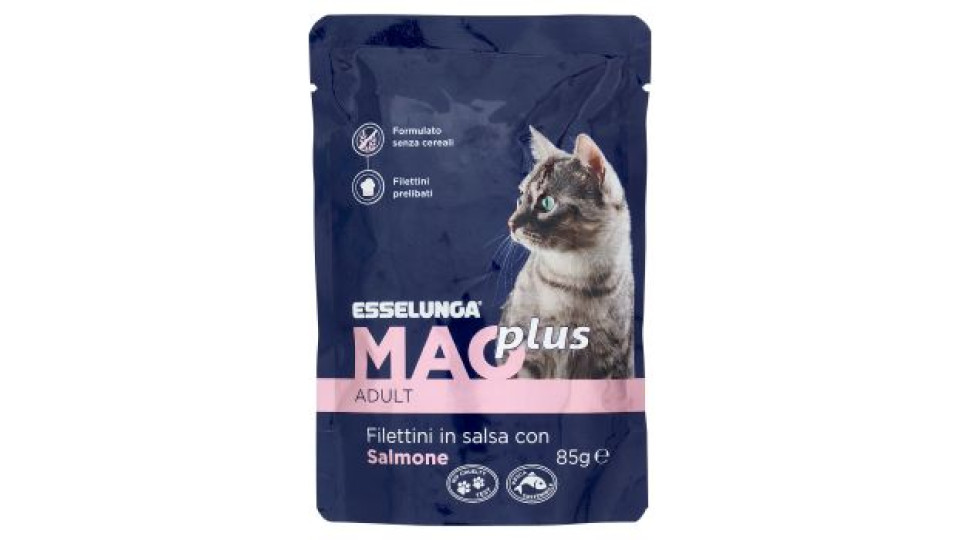 Esselunga Mao plus Adult filettini in salsa con salmone 85 g