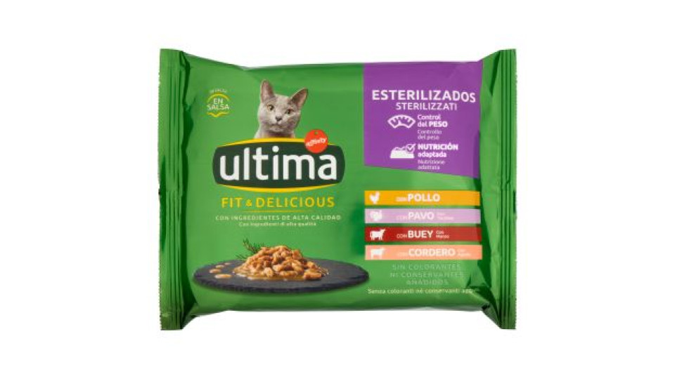 ultima Cat Fit & Delicious Sterilizzati 4 x 85 g