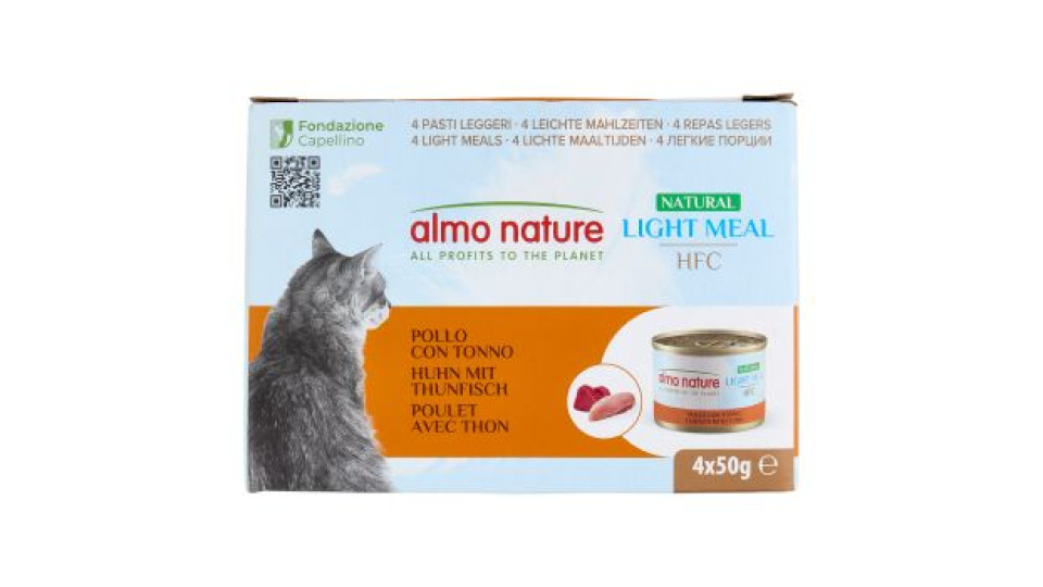 almo nature Natural Light Meal HFC Pollo con Tonno 4 x 50 g