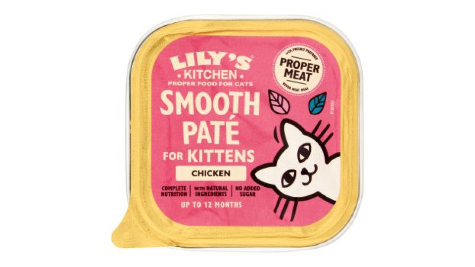 Lily's Kitchen, paté di pollo per gattini 85 g