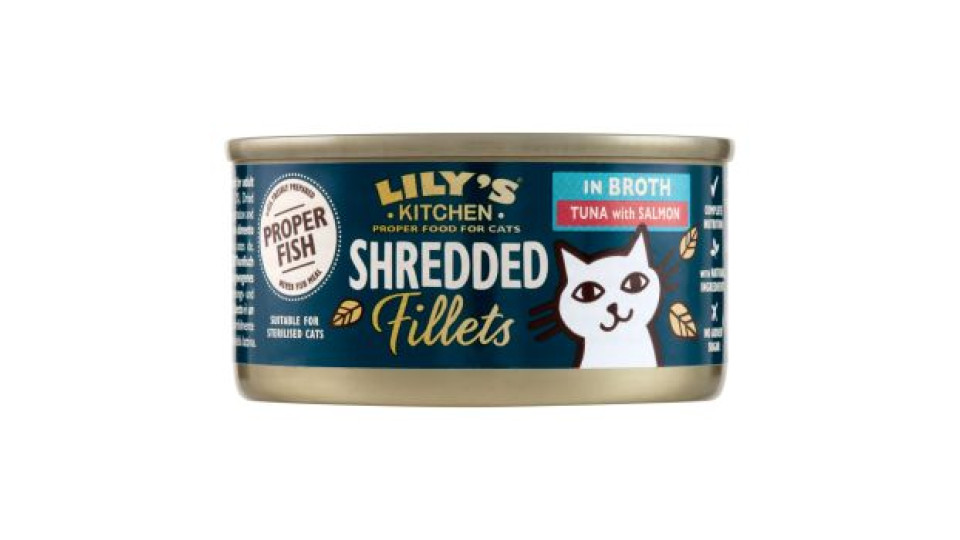 LILY'S KITCHEN Adult Shredded Fillets Tuna & Salmon - Tonno e Salmone 70g