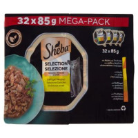 Sheba Selezione in salsa cibo umido gatto Selezione Delicata 32x85g