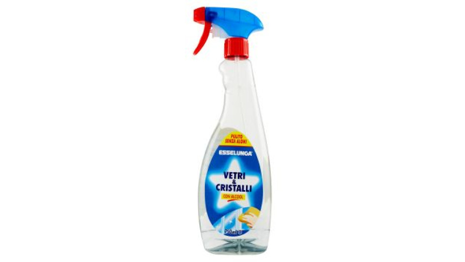 Esselunga Vetri & cristalli con alcool 750 ml
