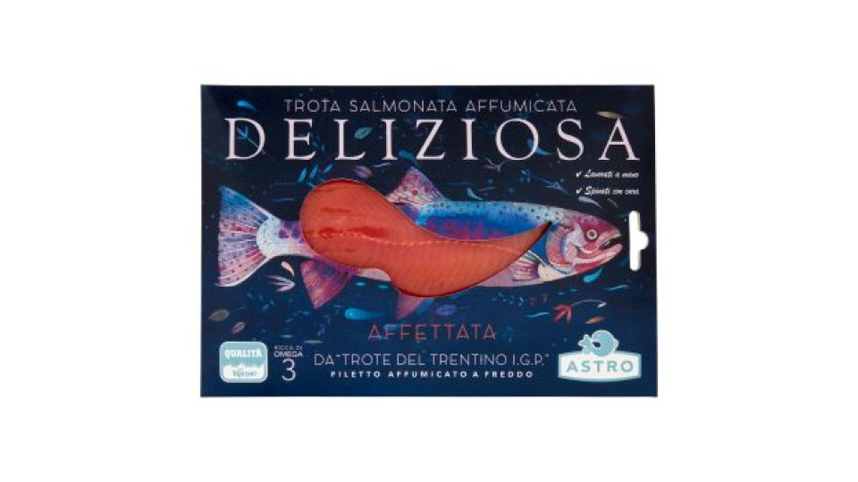 Astro Trota Salmonata Affumicata Deliziosa Affettata 0.100 kg