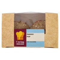 Esselunga Cucina Panino pop con salmone 160 g