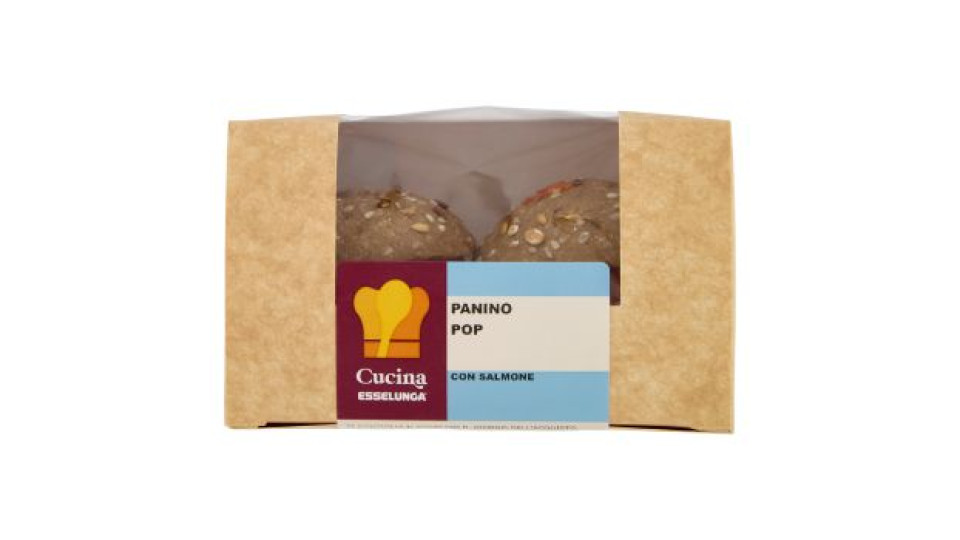 Esselunga Cucina Panino pop con salmone 160 g