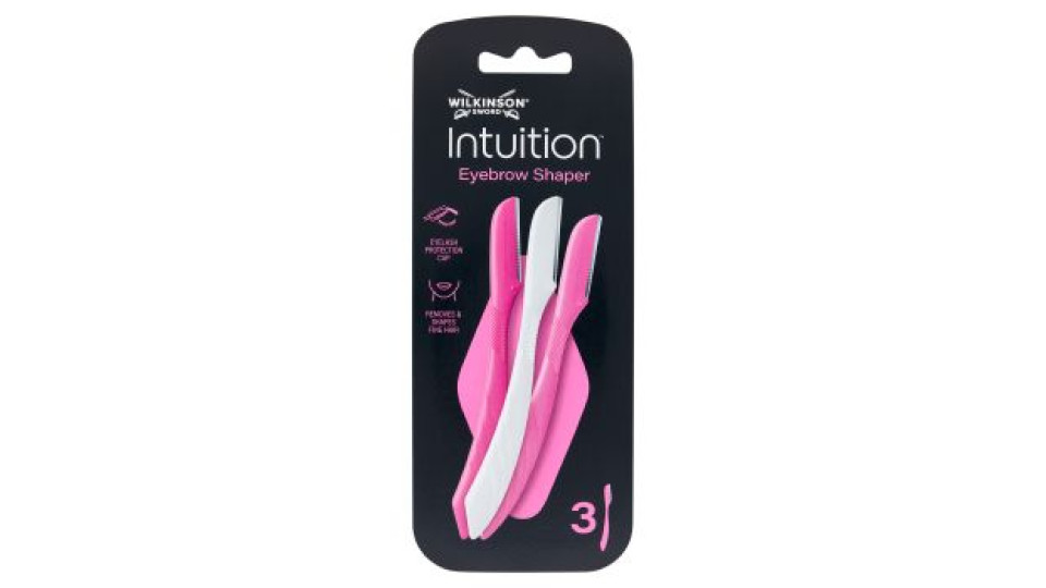 Wilkinson Sword Intuition Eyebrow Shaper x3